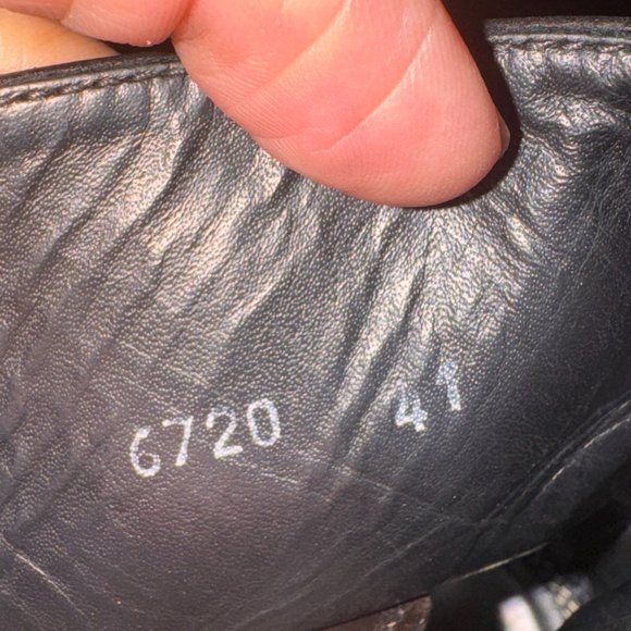 Bergdorf Goodman Eur 41 black leather laceup boot made in italy main image 9
